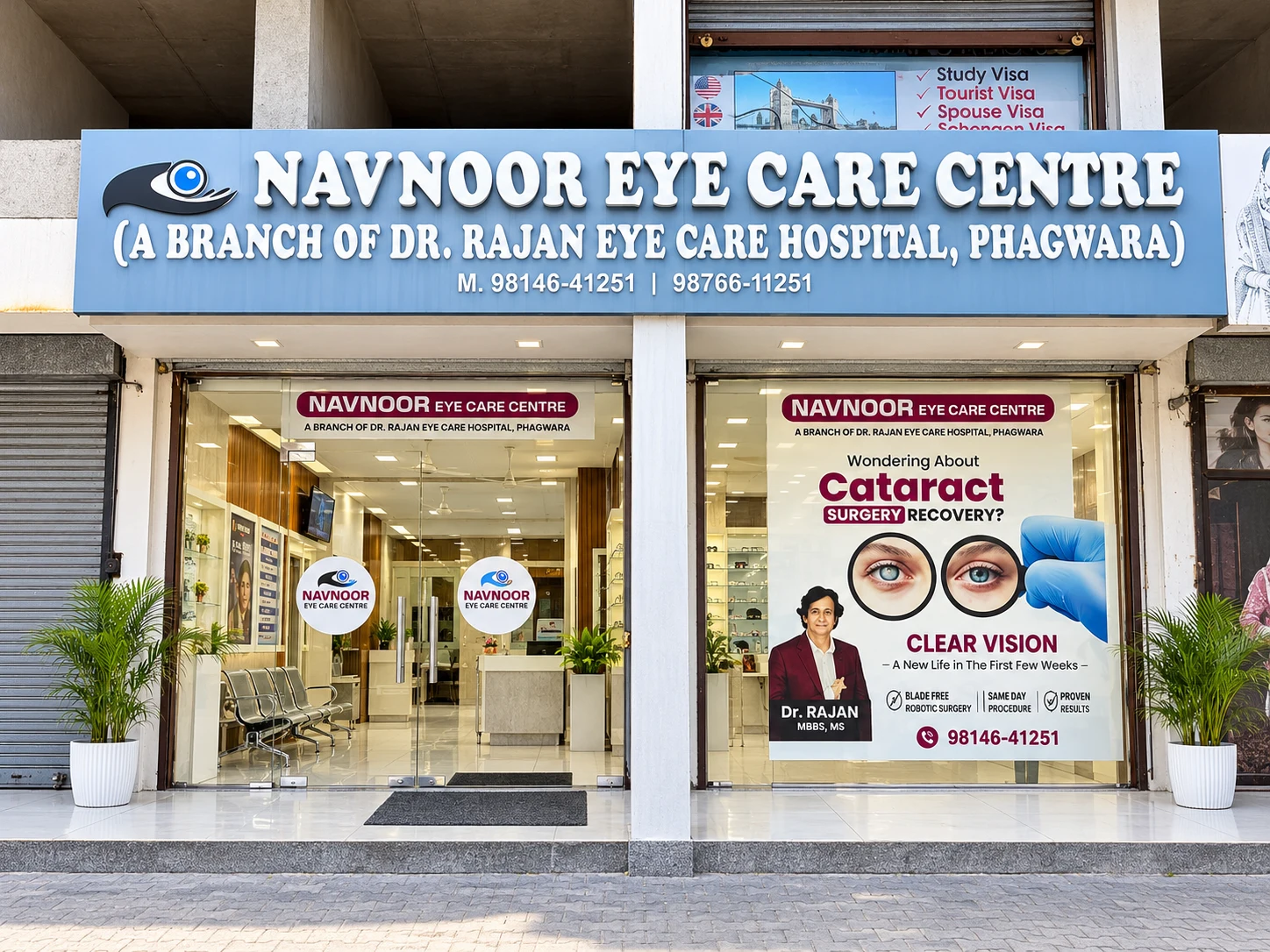 Navnoor Eye Care Centre Mahilpur, a branch of Dr. Rajan Eye Care Hospital Phagwara