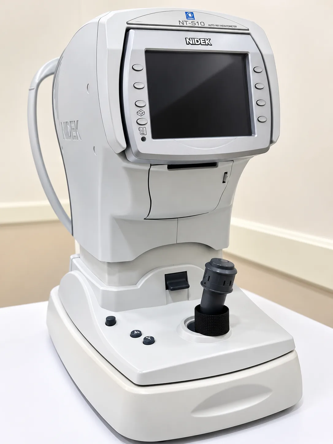 Computerized NIDEK eye testing equipment at Navnoor Eye Care Centre Mahilpur